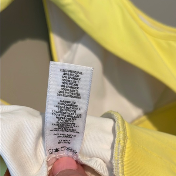 Michi Yellow Cutout Longline Sports Bra - EUC - Picture 4 of 4